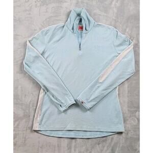 ICEBREAKER 260 Womens XL 100% Merino Wool Long Sleeve 1/4 Zip Pullover Thermal